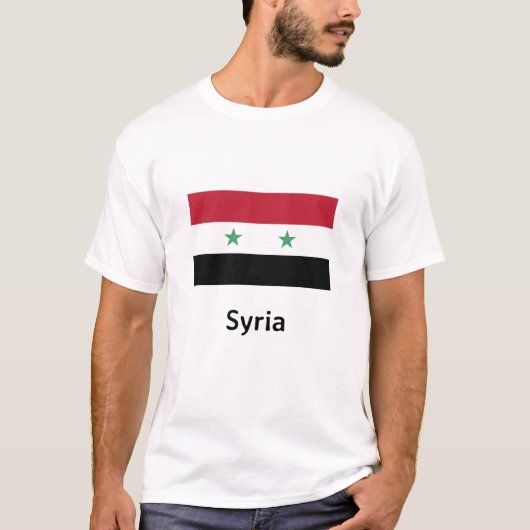 Syrienflagge T-Shirt (Vorderseite)