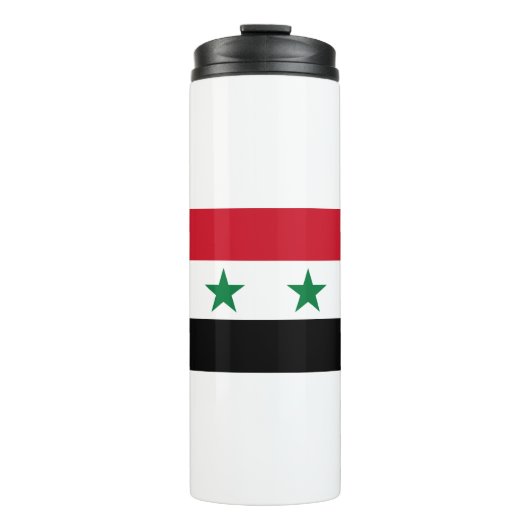Syrienflagge Thermosbecher (Vorderseite)