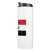 Syrienflagge Thermosbecher (Nach rechts gedreht)