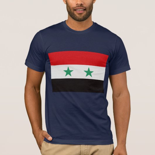 Syriens Flagge T-Shirt (Vorderseite)