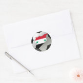 Syriens Fußballfußball Runder Aufkleber (Umschlag)