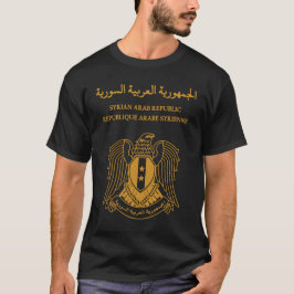 Syriens Pass, Syrien, Syrian, Syria Flagge. T-Shirt