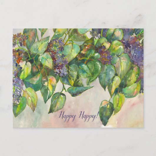 Syringa Postkarte (Vorderseite)