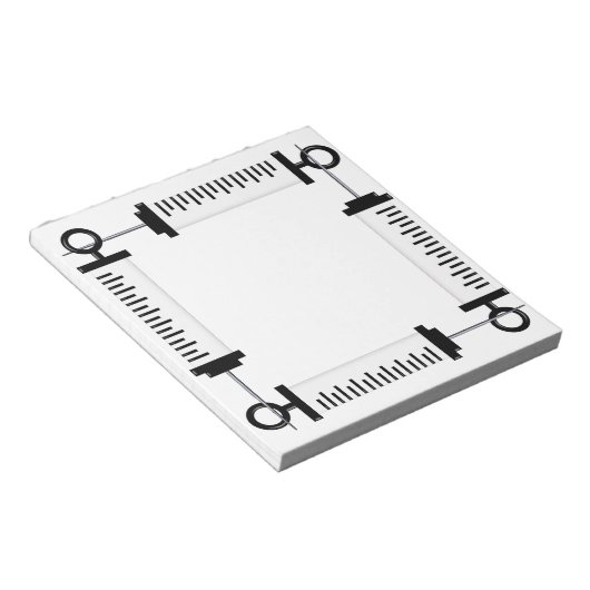 Syringe Notepad Notizblock (angewinkelt)