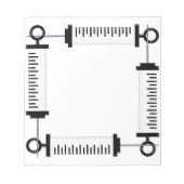 Syringe Notepad Notizblock (Vorderseite)