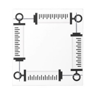 Syringe Notepad Notizblock