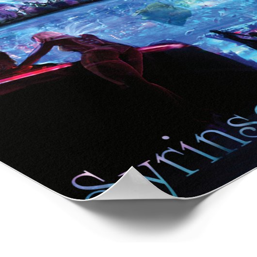 Syrinscape Cyberpunk Disco Poster (Ecke)