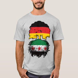 Syrische deutsche Wurzeln und Kronenbaum T-Shirt