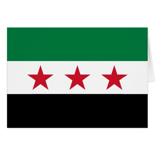 Syrische Flagge (Vorderseite (Horizontal))
