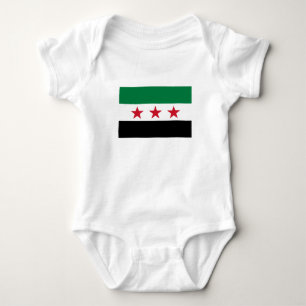 Syrische Flagge Baby Strampler