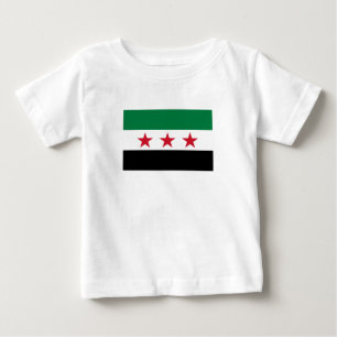 Syrische Flagge Baby T-shirt