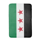 Syrische Flagge Badematte (Vorderseite Vertikal)