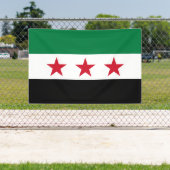 Syrische Flagge Banner (Insitu)