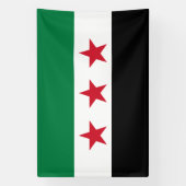 Syrische Flagge Banner (Vertikal)