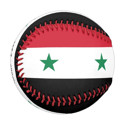 syrische Flagge Baseball (Vorderseite Links)