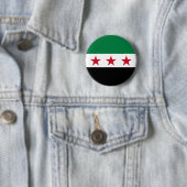 Syrische Flagge Button (Beispiel)
