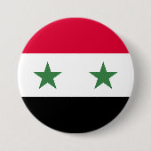Syrische Flagge Button (Vorderseite)