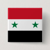 syrische Flagge Button (Vorderseite)
