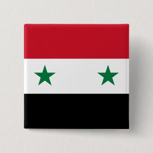 syrische Flagge Button