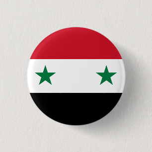 syrische Flagge Button