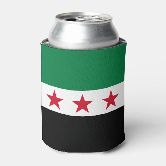 Syrische Flagge Dosenkühler (Kanne Vorderseite)