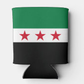 Syrische Flagge Dosenkühler (Rückseite)