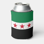 Syrische Flagge Dosenkühler (Kanne Rückseite)
