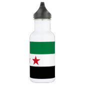 Syrische Flagge Edelstahlflasche (Rechts)
