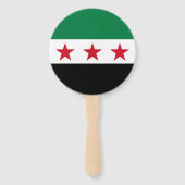 Syrische Flagge Fächer (Rückseite)
