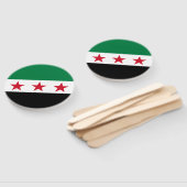 Syrische Flagge Fächer (Non-assembled)