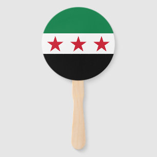 Syrische Flagge Fächer