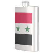 Syrische Flagge Flachmann (Links)