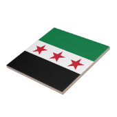 Syrische Flagge Fliese (Seite)
