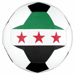 Syrische Flagge Fußball