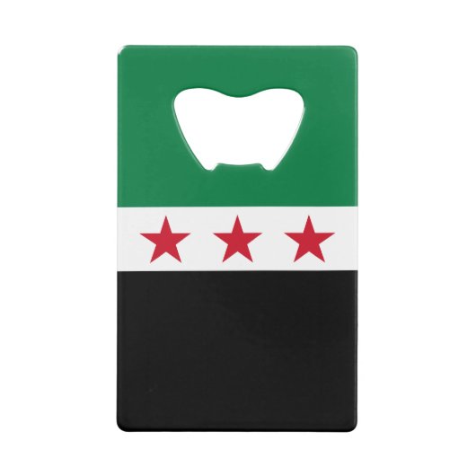 Syrische Flagge Geldbeutel Flaschenöffner (Vorderseite)