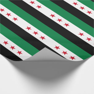 Syrische Flagge Geschenkpapier
