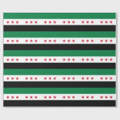 Syrische Flagge Geschenkpapier (Flach)