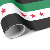 Syrische Flagge Geschenkpapier (Rolleneckpunkt)