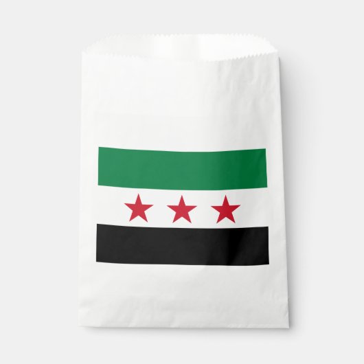 Syrische Flagge Geschenktütchen (Vorderseite)