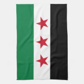 Syrische Flagge Geschirrtuch (Vertikal)