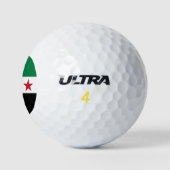 Syrische Flagge Golfball (Logo)
