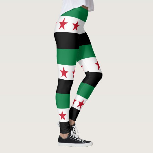 Syrische Flagge Leggings (Rechts)