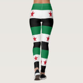 Syrische Flagge Leggings (Rückseite)
