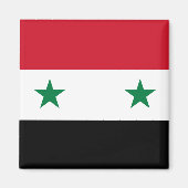 syrische Flagge Magnet (Vorne)