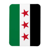 Syrische Flagge Magnet (Vertikal)