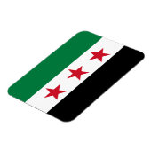 Syrische Flagge Magnet (Linke Seite)