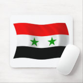 Syrische Flagge Mauspad (Mit Mouse)