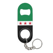 Syrische Flagge Mini Flaschenöffner (Rückseite)
