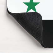 syrische Flagge Mousepad (Ecke)