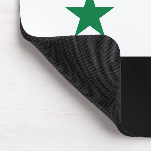 syrische Flagge Mousepad (Ecke)